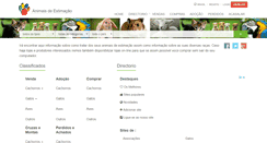Desktop Screenshot of animais-estimacao.com